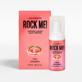 Жидкий вибратор со вкусом клубники ROCK ME!, 20 мл Nuei (Испания) sexstyle
