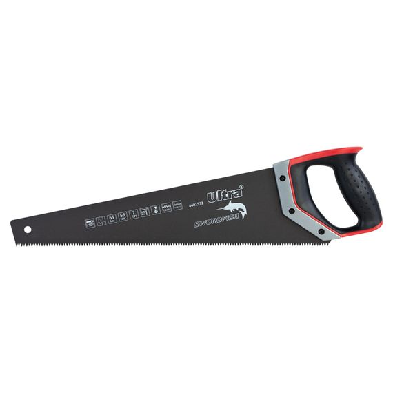 Ножівка по дереву Ultra з тефлоновим покриттям 450 мм 7TPI Swordfish + чохол (4401532)