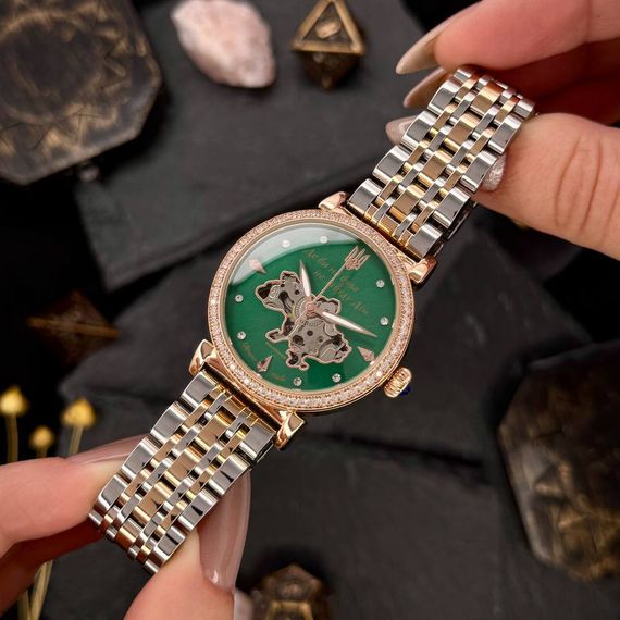 Годинник наручний Awarder 047 Silver-Gold-Green | Зображення 3