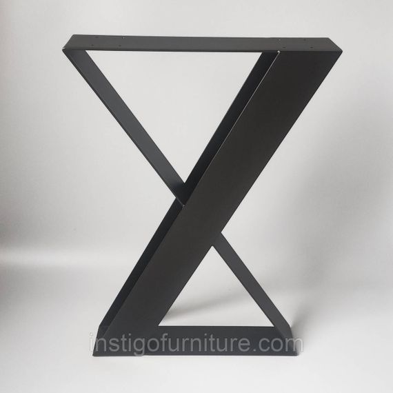 Комплект опор для столу з металу 500×108mm, H=730mm (Сталева пластина: 100x4,0mm) | Зображення 4