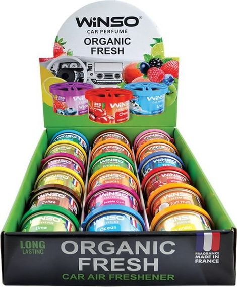 Ароматизатор повітря Winso Organic Fresh 40g - MIX №2