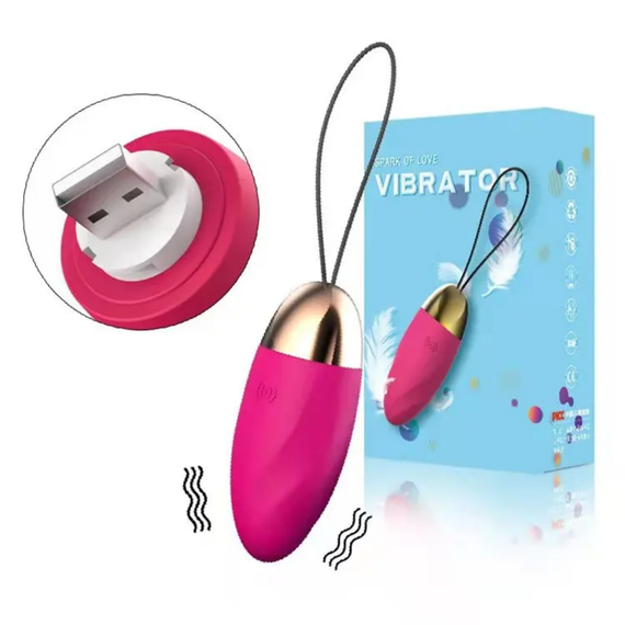 Віброяйце вагінальне "USB EGG", колір яскравий рожевий, 10 режимів вібрації sexstyle | Зображення 5