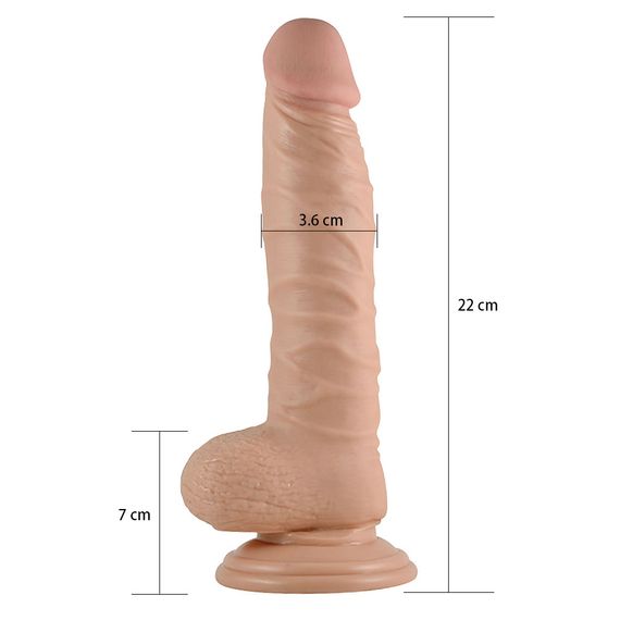 Фалоімітатор - Real Extreme Dildo 8.5" Sex Aura | Зображення 2