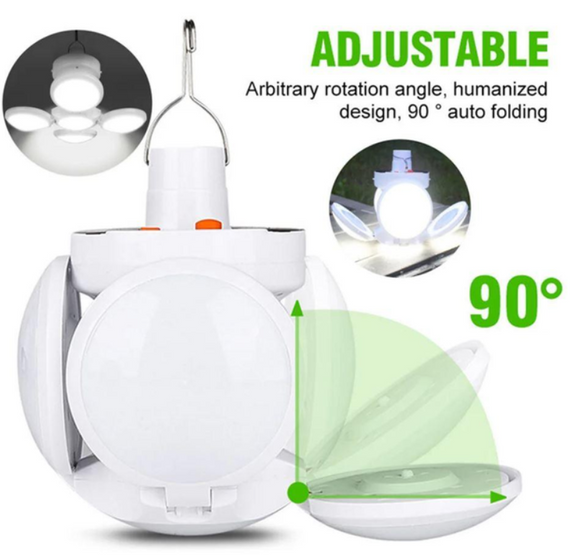 Ліхтар-лампа акумуляторна BL 2029 + SOLAR на сонячній батареї   знижка | Зображення 6