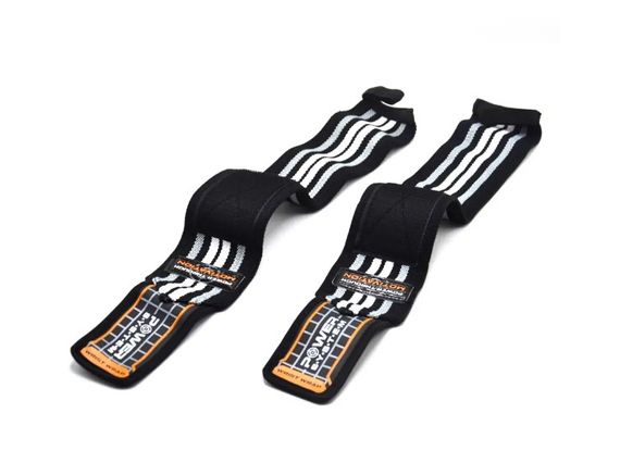 Бинти для зап'ясть (кистьові бинти) Power System PS-3500 Wrist Wraps Grey/Black (пара) (PS-3500_Grey-Black) | Зображення 3