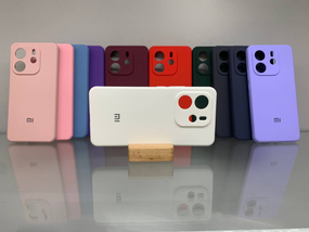 Xiaomi Note 14 4G Протиударний чохол з логотипом софт тач білий