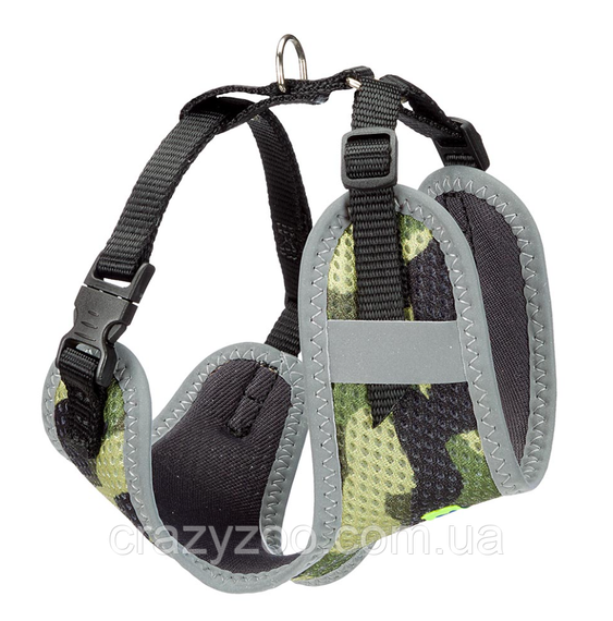 Шлея для собак Ferplast Nikita Fashion P зелена XXS A: 15-22 см B: 22-33 см 1 см 75468902
