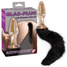 Анальна пробка You2Toys Glas з хвостом