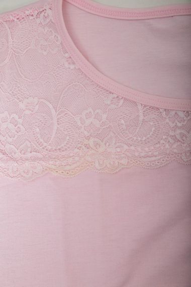 Пижама женская с принтом  -уценка, цвет розовый, 243R1602-010-U-33 | Зображення 6