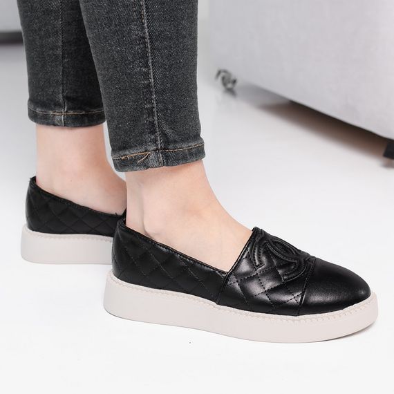 Лофери жіночі Fashion Catherine 3896 38 розмір 24,5 см Чорний | Зображення 3