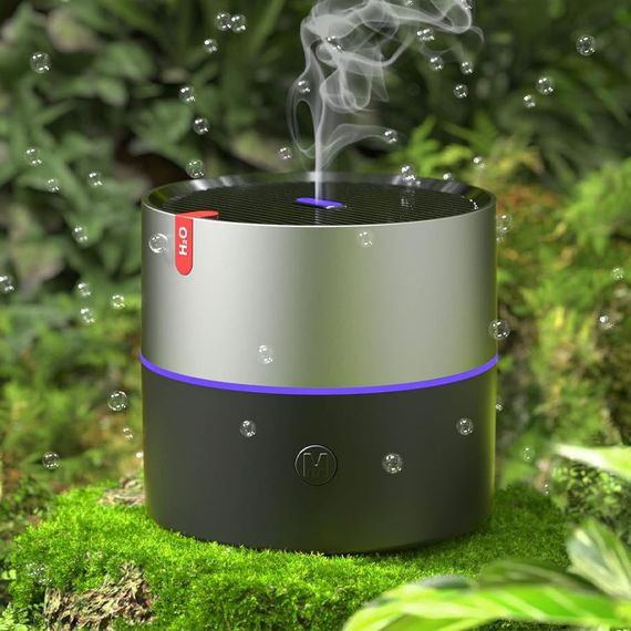 Зволожувач повітря з підсвічуванням WX107 Type-C/5V USB 230ml Black | Зображення 1
