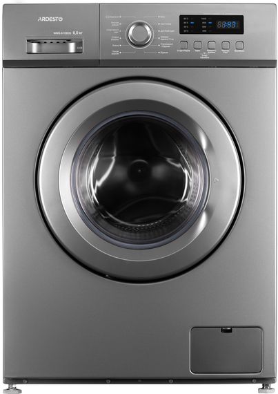 Стир. машина с фронт. загр. ARDESTO WMS-6109DG, 6кг, 1000, A++, 45см, Дисплей, Серый (WMS-6109DG)