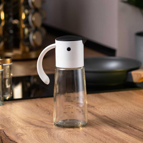 Пляшка дозатор для олії та оцту 300 мл з носиком і мірною шкалою Чорний HP16297B | Зображення 1