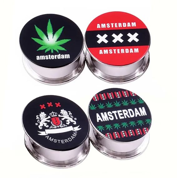 Подрібнювач Гріндер Сріблястий Amsterdam 3 Part | Зображення 2