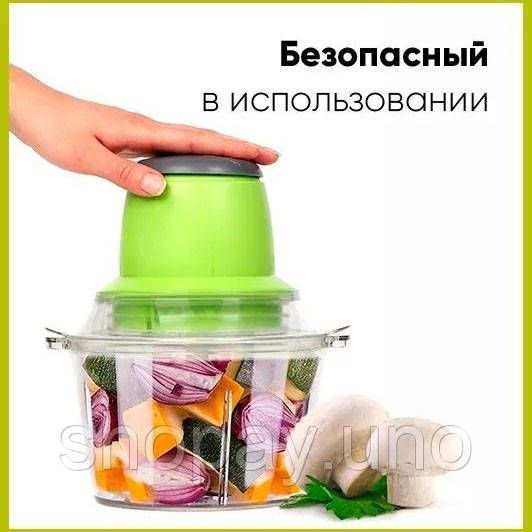 Измельчитель кухонный для мяса Молния, Блендер с измельчителем удобный для кухни Чоппер кухни SL-79 | Зображення 5