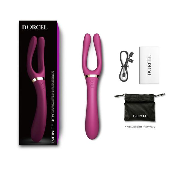 Вибратор-стимулятор Dorcel INFINITE JOY PLUM, многофункциональный, унисекс Sex Aura | Зображення 5
