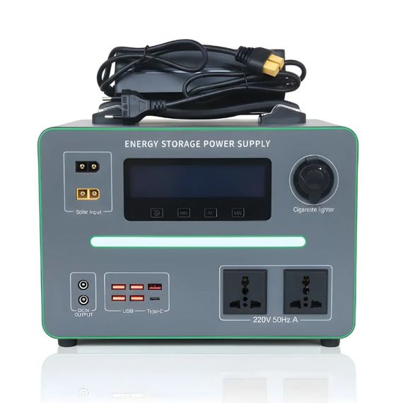 Портативна зарядна станція з портами USB-A та Type-C YN30-1200W LiFePO4 | 1152WH