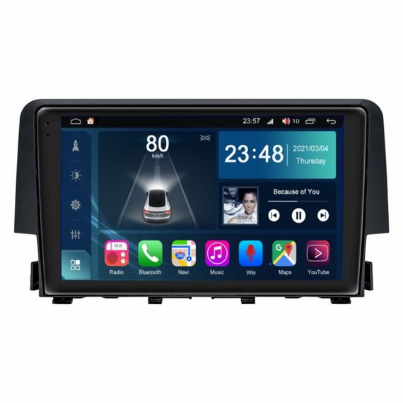 Штатна магнітола Torssen Honda Civic 18+ FL9 4+64Gb 4G Carplay DSP | Зображення 1