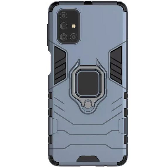 Ударостійкий чохол Transformer Ring for Magnet для Samsung Galaxy M31s Grey