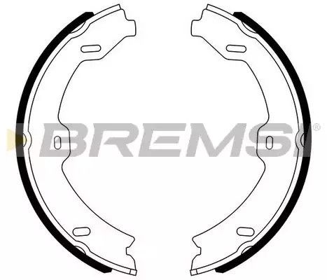 Колодки ручного гальма W221/C216 05-13, Bremsi (GF0318) | Зображення 2