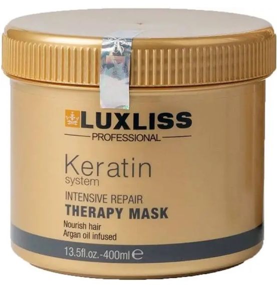 Маска с кератином Luxliss Keratin system Therapy Mask (400 ml)