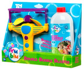 Мильні бульбашки Бластер Подвійний з розчином 0.5 л. FRU BLU