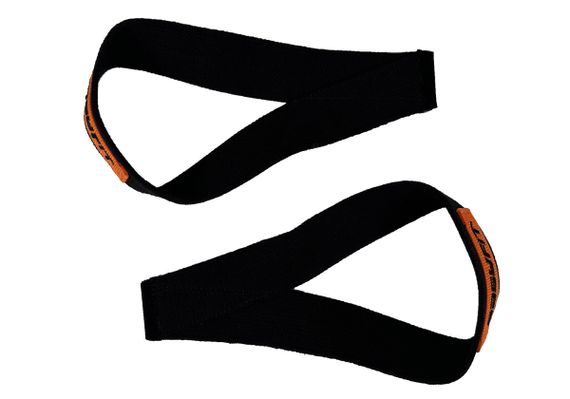 Лямки атлетичні EasyFit Delta для тягової тяги чорні (EF-0040) | Зображення 1