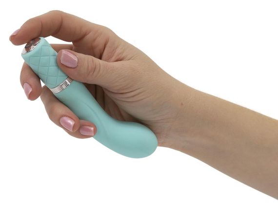 Роскошный вибратор Pillow Talk - Racy Teal с кристаллом Сваровски для точки G, подарочная упаковка | Зображення 3