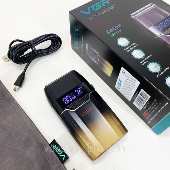 Електробритва-шейвер чоловіча VGR V-308, Бритва для сухого гоління, Портативна електробритва для бороди PR-50 | Зображення 5