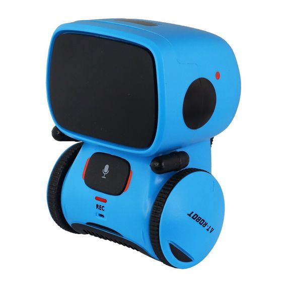 Детская игрушка "Интерактивный робот" AT001-05-UKR синий, с голосовым управлением | Зображення 7