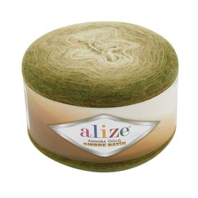 Пряжа ALIZE ANGORA GOLD OMBRE BATIK 7355 Алізе ангора голд омбре батик