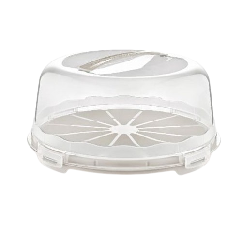 Тортівниця кругла висока 30*15см мікс ELIF