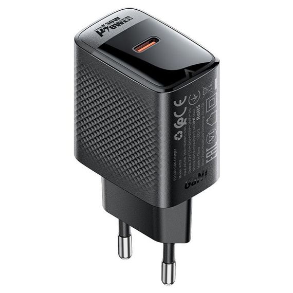 СЗУ Acefast A102 PD30W GaN (1USB-C) Black