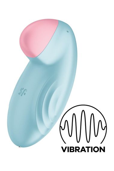 Смарт-вібратор для клітора Satisfyer Tropical Tip Light Blue | Зображення 1