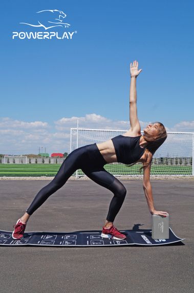 Блок для йоги PowerPlay 4006 Yoga Brick Сірий | Зображення 3