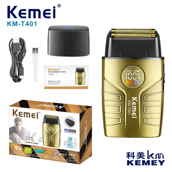 Електробритва KM-T401 / Шейвер Kemei для гоління бороди | Зображення 2