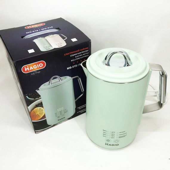 Електричний чайник з індикатором роботи Magio, Компактний електричний чайник для дому KF-95 | Зображення 7