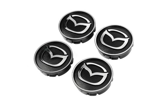 Колпачки диски черные maz5955tur-bl (59мм на 55мм, 4 шт) для Тюнинг Mazda | Зображення 1
