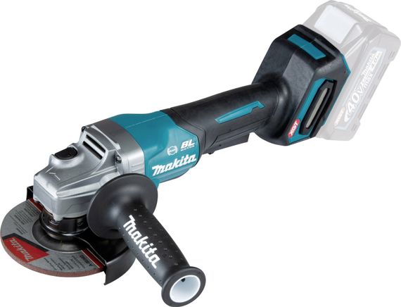 Шліфмашина кутова акумуляторна Makita GA008GZ (125 мм, 8500 об/хв, BL, XGT, без акумуляторів та зарядного пристрою) | Зображення 1