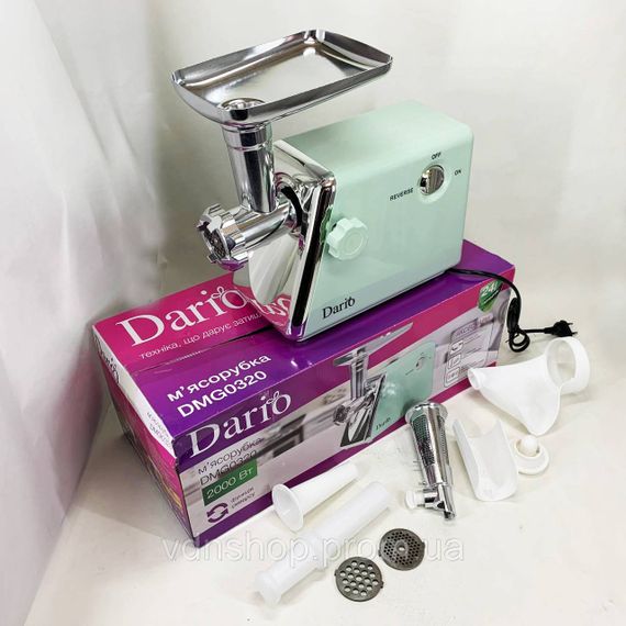 Мясорубка с мощным двигателем Dario, Мясорубка кухонная шнековая, Электромясорубки для дома для бара YE-54 | Зображення 1