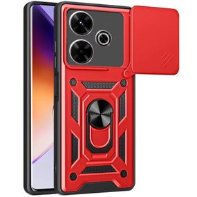 Чохол Ummi Camshield Serge Ring для Xiaomi Redmi 13 4G / Poco M6 4G Червоний