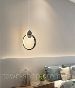 Люстра потолочная LED DE2C/1-k Черный 35-200х12х20 см.