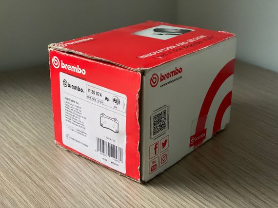 Гальмівні колодки дискові, задня вісь BREMBO, до Tesla S/X, P30074 | Зображення 2