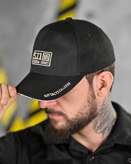 Бейсболка 5.11 logo blackВТ6636 | Зображення 1