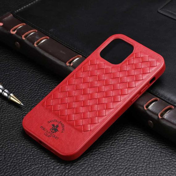 Шкіряний чохол Polo Santa Barbara для Apple iPhone 13 (6.1") Red | Зображення 1