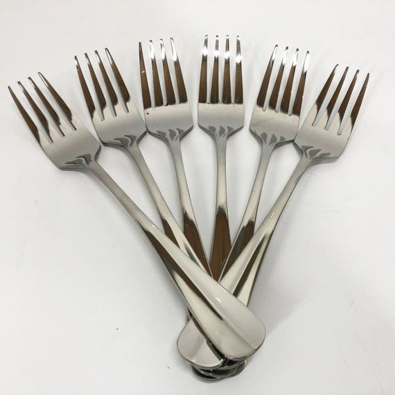 Набір десертних виделок Con Brio CB-3709 18 см 6 шт MF-50 | Зображення 9