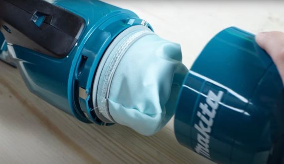 Пилосос акумуляторний з циклонним фільтром Makita DCL286FZ (180 мбар, 1.0 м3/хв, 0.25 л, BL, LXT 18 В, без акумуляторів та зарядного пристрою) | Зображення 7