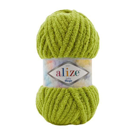 Softy Mega 11 пряжа Alize плюшевая