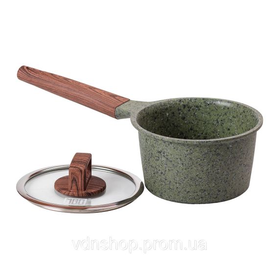 Сотейник с антипригарным покрытием объемом 1,6 л и толстым дном Ø 16 см MGC HP-4-444GR | Зображення 2