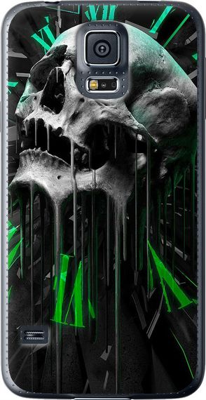 Чехол на Samsung Galaxy S5 g900h Череп-часы "4100u-24-17620"